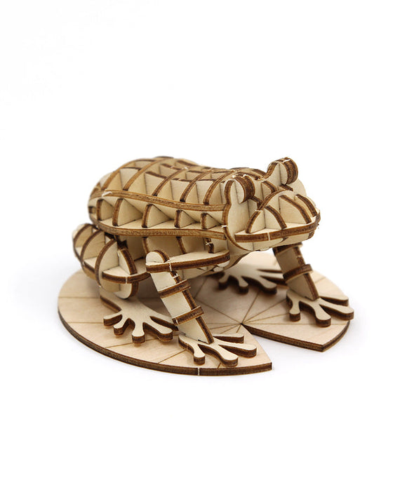 Frog - 3D Wooden Puzzle DIY Kit by GIANT