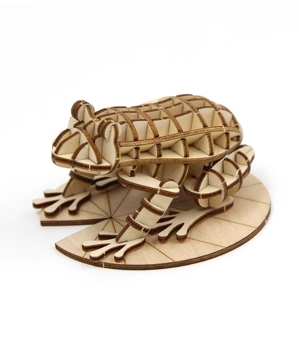 Frog - 3D Wooden Puzzle DIY Kit by GIANT
