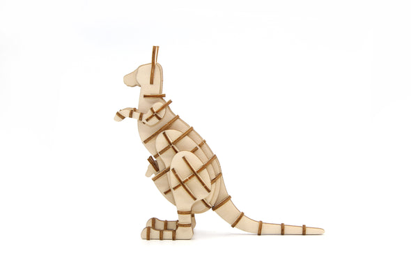 Kangaroo - 3D Wooden Puzzle DIY Kit by GIANT