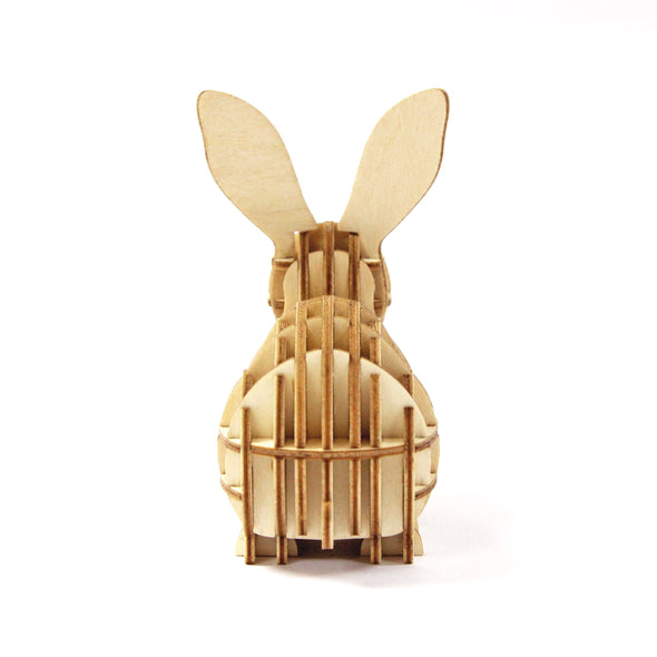 Rabbit - 3D Wooden Puzzle DIY Kit by GIANT
